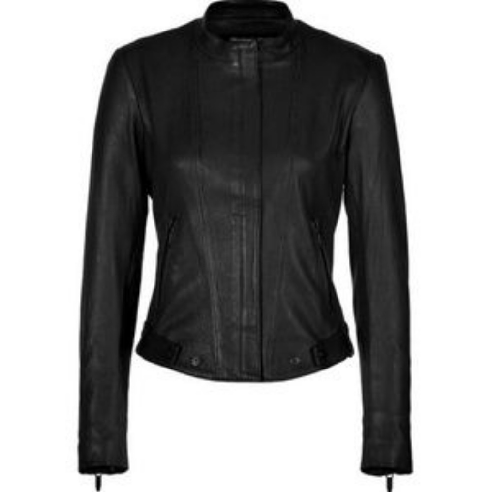 💋SOLD! Theyskens' Theory Netch Leather Jacket - Picture 4 of 8